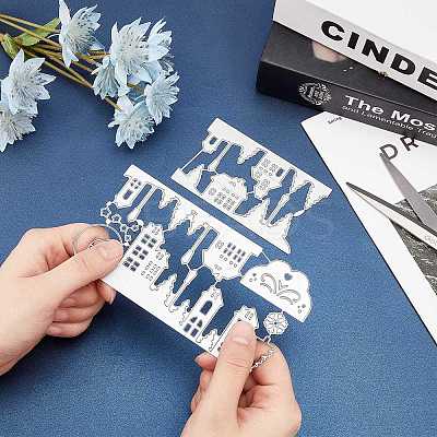 Carbon Steel Cutting Dies Stencils DIY-WH0170-353-1