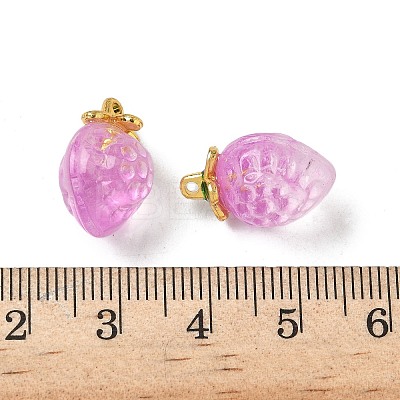 Transparent Glass Pendants GLAA-P072-03G-05-1