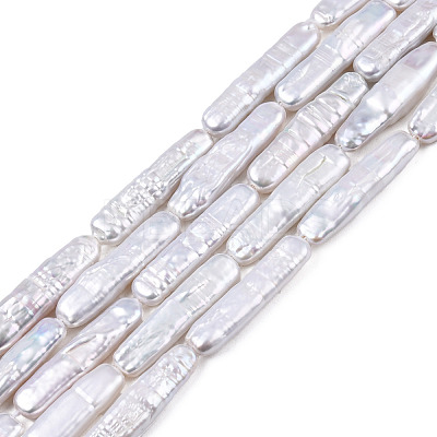 Natural Baroque Pearl Keshi Pearl Beads Strands PEAR-N021-14-1