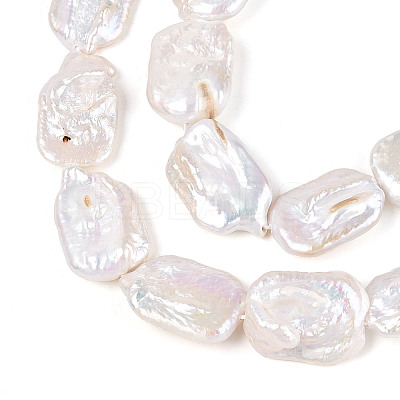 Natural Keshi Pearl Beads Strands PEAR-S020-K11-1