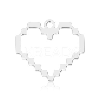 Non-Tarnish 201 Stainless Steel Pendants STAS-N090-LA871-1-1