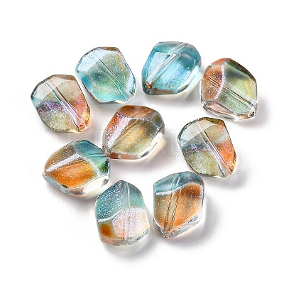 Baking Paint Transparent Glass Beads X1-DGLA-C004-01C-1