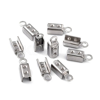 Tarnish Resistant 304 Stainless Steel Folding Crimp Ends STAS-R065-36-1