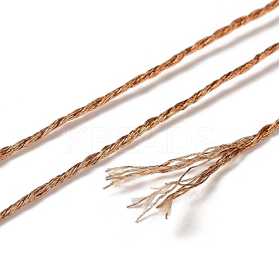 10 Skeins 12-Ply Metallic Polyester Embroidery Floss OCOR-Q057-A13-1
