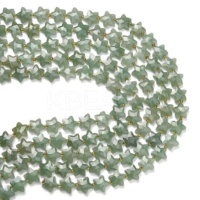 Natural Green Aventurine Beads Strands G-L657-A01-01-1