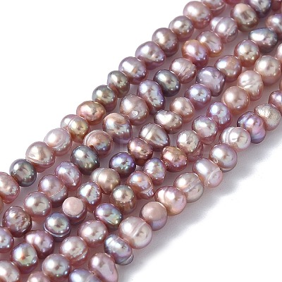 Natural Cultured Freshwater Pearl Beads Strands PEAR-I007-07K-03-1