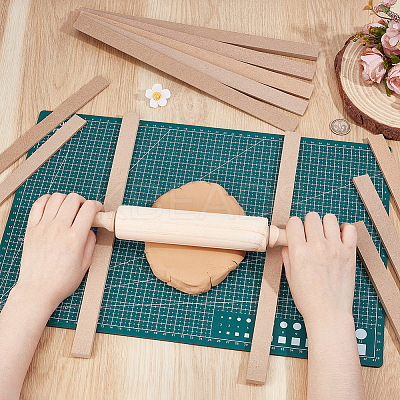 12Pcs MDF Clay Roller Tool DIY-UN0007-45-1