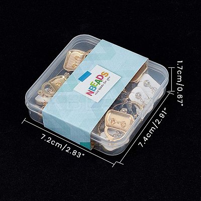 Golden Plated Alloy Pendants ENAM-NB0001-08G-1