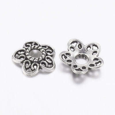 Tibetan Style Alloy Bead Caps LS-LF10597Y-NF-1