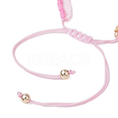 Adjustable Glass Seed Beaded Multi-strand Bracelets BJEW-MZ00137-1