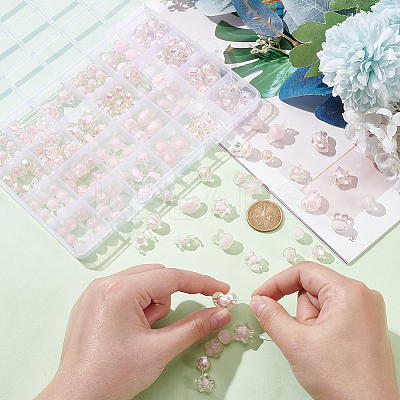 Transparent Acrylic Beads TACR-AR0001-25-1