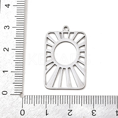 201 Stainless Steel Pendants STAS-I362-01P-04-1