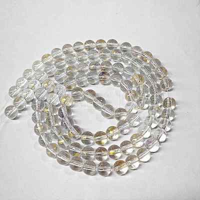 Baking Paint Glass Beads Strands DGLA-YW0002-01B-10-1