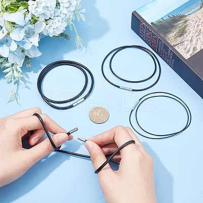 6Pcs 3 Style Korean Waxed Cord Necklace Making MAK-UN0001-41A-02-1