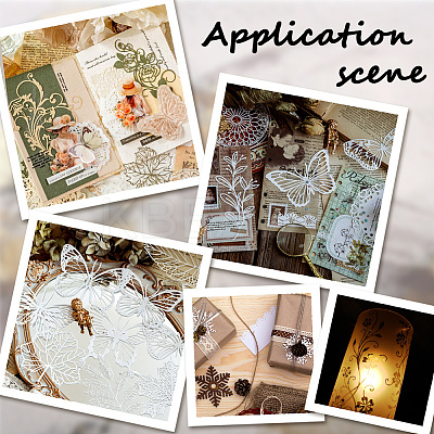 3 Sets 3 Styles Vintage Lace Cut Scrapbook Paper Pads DIY-GF0011-40-1