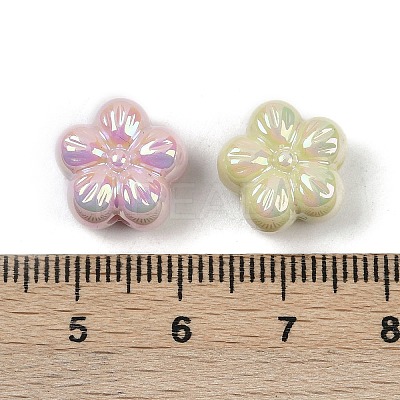 UV Plating Opaque Acrylic Beads MACR-L007-06A-1