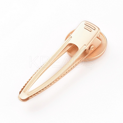 Zinc Alloy Alligator Hair Clip Findings PALLOY-E564-35MKCG-1
