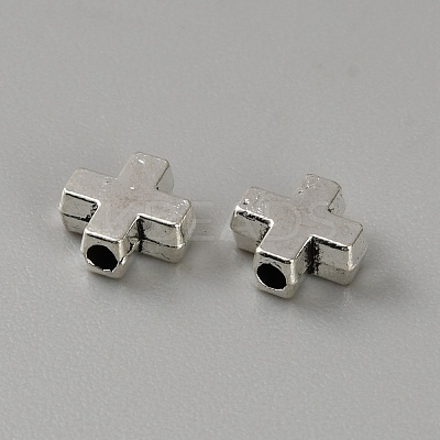 Cross Tibetan Style Alloy Beads FIND-WH00670-142-1
