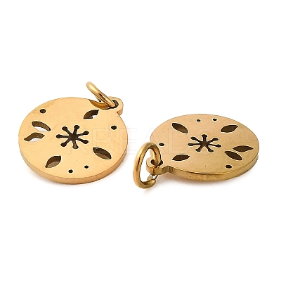 304 Stainless Steel Charms STAS-D050-07G-14-1