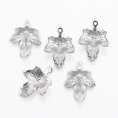 Tarnish Resistant Autumn Theme 304 Stainless Steel Pendants LS-STAS-P175-11P-1