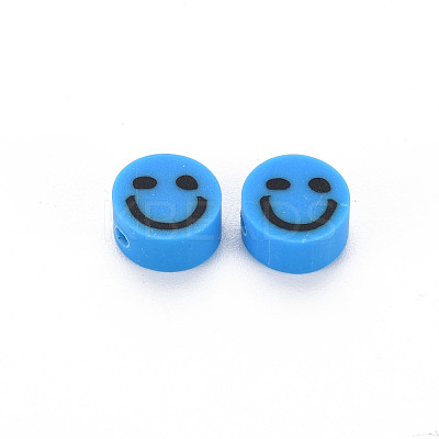 Handmade Polymer Clay Beads CLAY-S096-010-1