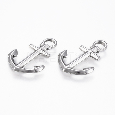Tarnish Resistant 304 Stainless Steel Pendants STAS-H420-08P-1