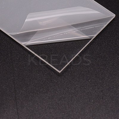 Rectangle Acrylic Sheet OACR-WH0030-02-1