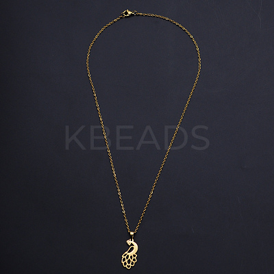 201 Stainless Steel Pendants Necklaces LS-NJEW-S105-JN703-45-2-1