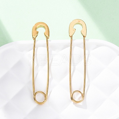 Ion Plating(IP) 304 Stainless Steel Dangle Earrings EJEW-F254-01G-1