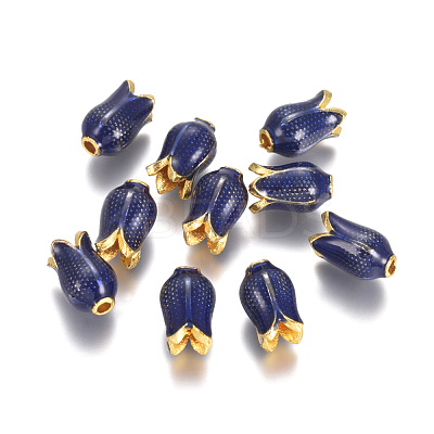 Alloy Enamel Beads PALLOY-E570-01G-B-1