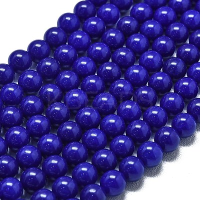 Natural Malaysia Jade Beads Strands G-L645-A01-6mm-07-1