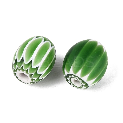 Handmade Millefiori Glass Barrel Beads LS-LA-N002-18A-1