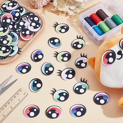 1 Set Felt Craft Doll Eye DIY-PH0032-46-1