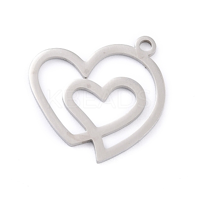 Non-Tarnish 201 Stainless Steel Pendants STAS-K003-03P-1