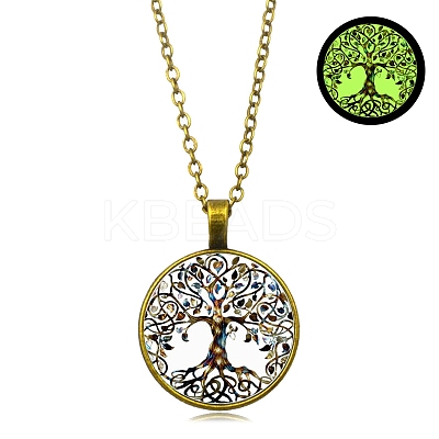 Tree of Life Night Light Necklace for Women LS-PW-WG7D587-05-1