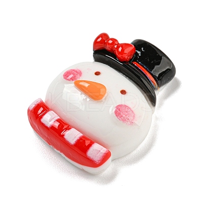 Christmas Opaque Resin Decoden Cabochons RESI-U006-04D-1