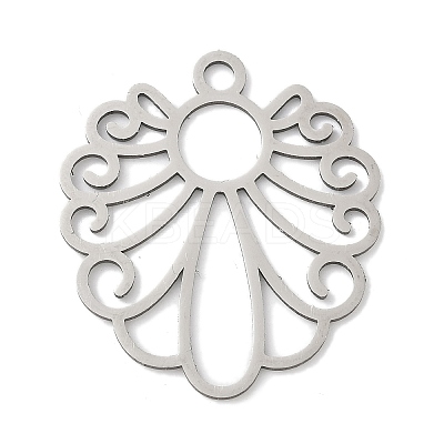 201 Stainless Steel Pendants STAS-S174-39P-1