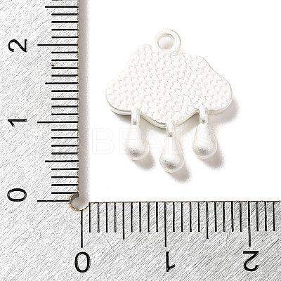 Baking Paint Zinc Alloy with Resin Pendant FIND-Z038-01C-1