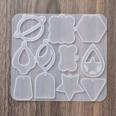 Geometric Earrings Pendants DIY Silicone Mold DIY-Q033-01D-1