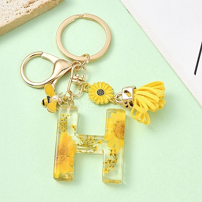 Resin & Alloy Enamel Keychain KEYC-YW00134-08-1