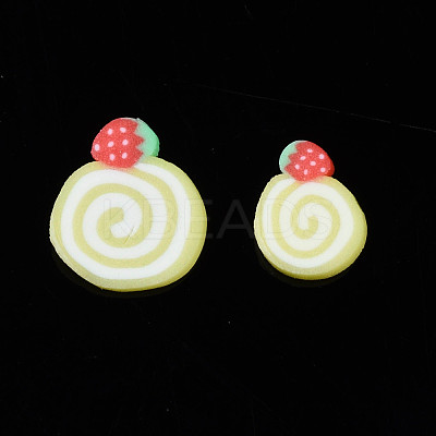 Handmade Polymer Clay Cabochons CLAY-N006-70-1