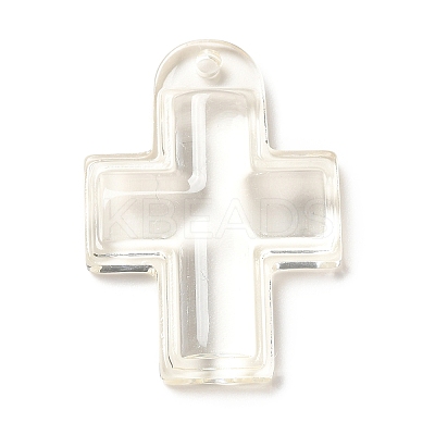Translucent Resin Pendants RESI-P022-01C-1