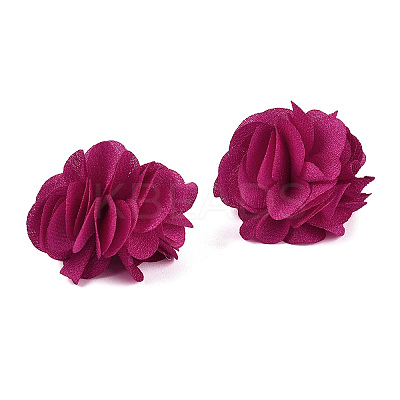 Polyester Fabric Flowers FIND-ZX004-11-11-1