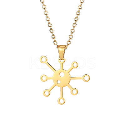 304 Stainless Steel Pendant Necklaces ZG4018-1-1