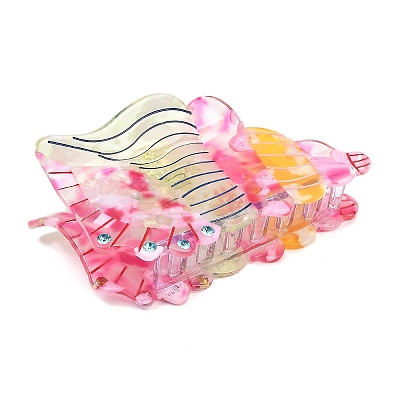 Cellulose Acetate(Resin) Claw Hair Clips PHAR-A014-02C-1