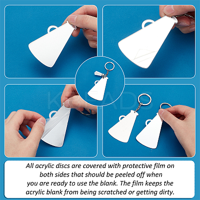 DIY Blank Keychain Making Kit DIY-PH0020-79A-1