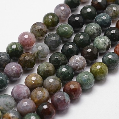 Natural Indian Agate Beads Strands G-D840-51-8mm-1
