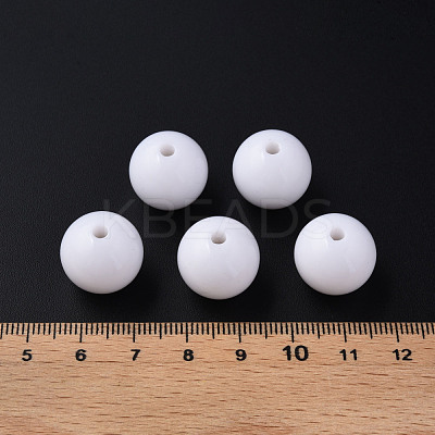 Opaque Acrylic Beads MACR-S370-C16mm-01-1