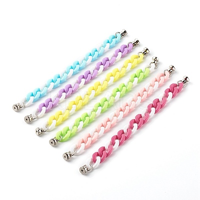 Acrylic Curb Chain Phone Case Chain HJEW-JM00486-1