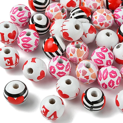 DIY Valentine's Day Pendant Decoration Making Kits DIY-FH0006-49-1